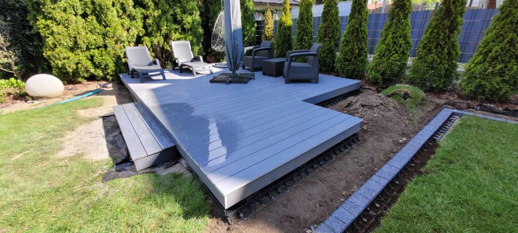 taras z deski kompozytowej